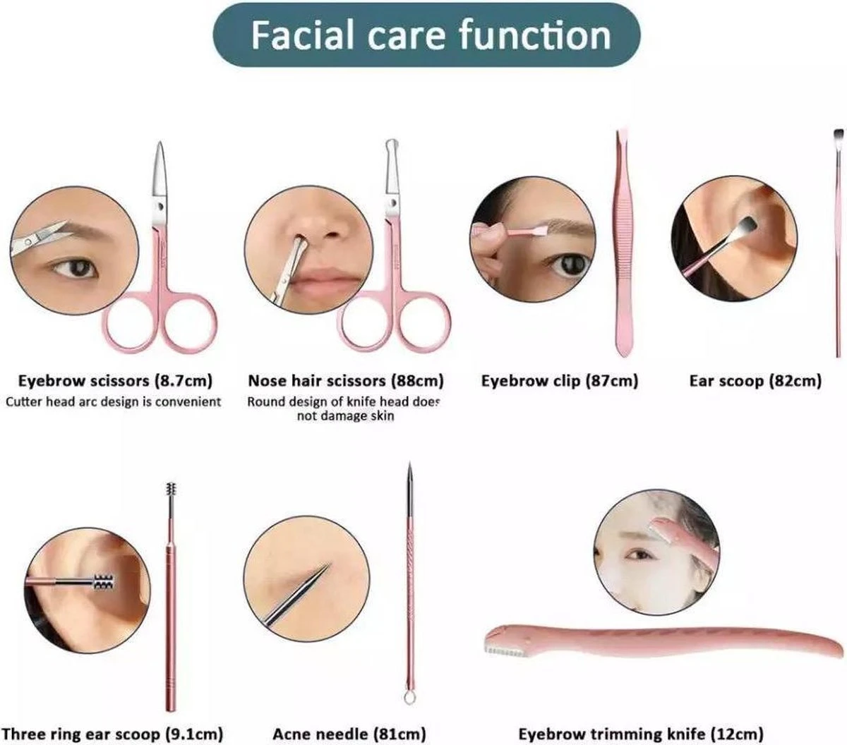 Luxe 18-delige Manicure Set - Manicure Pedicure Set- Nagelverzorging- Met Opbergetui 6 Luxe 18-delige Manicure Set - Manicure Pedicure Set- Nagelverzorging- Met Opbergetui - Afbeelding 6