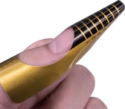 Merkloos Hiden | Nagel Sjablonen - Nail Art - Beauty & Make-up - French Manicure - Goud | 100 Stuks 5 Merkloos Hiden | Nagel Sjablonen - Nail Art - Beauty & Make-up - French Manicure - Goud | 100 Stuks -Cosmetica Winkel 1200x1056 9