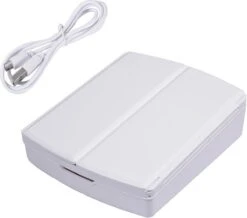 Merkloos Make-up Organizer Met Spiegel En LED Van METU-Online - Make Up Opberger - Make Up Spiegel Met Led Lamp - Makeup Opbergdoos - Make-up Spiegel Wit - Make Up Spiegel Met Verlichting En Usb - Make Up Koffer - Make Up Tafel - Make Up Organizer -Cosmetica Winkel 1200x1058 4