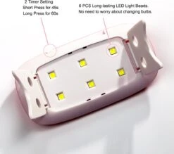 Royala C - Gellak Starterspakket + Inclusief Portable UV LED Lamp + Met 6 Verschillende Gellak Kleuren - Gellak Lamp – Gellac Set - Alle Benodigdheden In Eén -Cosmetica Winkel 1200x1063 9