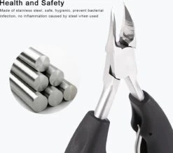 IGOODS Nagelriem Knipper - Professionele Teennagelknipper Cutter Tang - RVS - Zwart - Dikke Nagels Tool Gesneden Nagel - Teen Trimmer 18 IGOODS Nagelriem Knipper - Professionele Teennagelknipper Cutter Tang - RVS - Zwart - Dikke Nagels Tool Gesneden Nagel - Teen Trimmer -Cosmetica Winkel 1200x1065