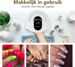 BoraPora Professionele Nageldroger - 280 Watt UV LED Lamp Nagels - 66 Leds - Nagel UV Lamp - Gellak Lamp - Nagellamp - Nagellamp Led - Nagellamp Voor Gel Nagellak - Nagellamp Led Uv - Nagellamp Uv - Nagellamp Gelnagels - Gellak - Nageldroger -Cosmetica Winkel 1200x1074 9