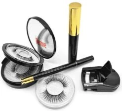 Magnetische Wimpers - 3 Paar - Luxe Set Inc. Eyeliner, Mascara, Kruller -Cosmetica Winkel 1200x1082