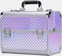 Merkloos Luxe Cosmeticakoffer, Make-up Koffer, Nagel Koffer, Visagie Koffer 32x21x26