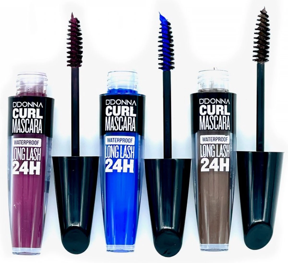 D'Donna - Curl Mascara - Bruin - Waterproof - 1 Flesje Met 8 Gram Inhoud 3 D'Donna - Curl Mascara - Bruin - Waterproof - 1 Flesje Met 8 Gram Inhoud - Afbeelding 3