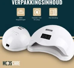 MOOSCARE 48 Watt LED Lamp Voor Gellak Nagels - UV Lamp Gelnagels - Nail Art Nagellamp - Gel Nagellak Nageldroger 15 MOOSCARE 48 Watt LED Lamp Voor Gellak Nagels - UV Lamp Gelnagels - Nail Art Nagellamp - Gel Nagellak Nageldroger -Cosmetica Winkel 1200x1096 5