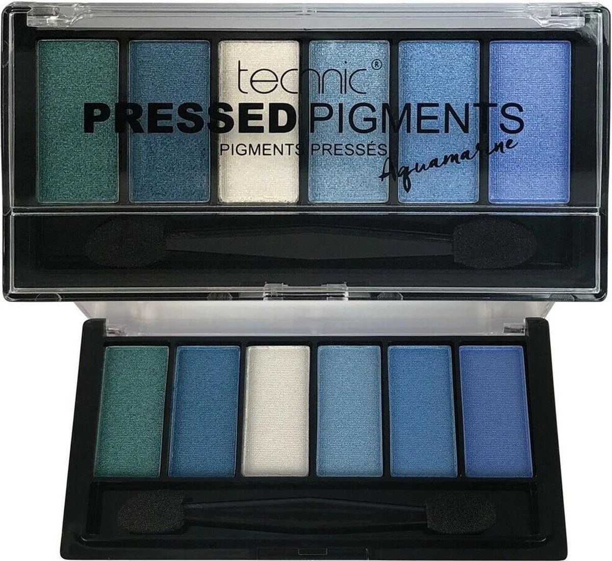 Technic Pressed Pigments Oogschaduw Palette - Aquamarine 3 Technic Pressed Pigments Oogschaduw Palette - Aquamarine - Afbeelding 3
