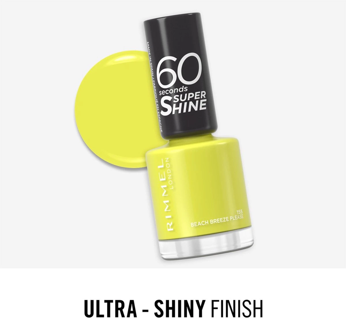 Rimmel London 60 Seconds SuperShine Nagellak - 155 Beach Breeze Please 7 Rimmel London 60 Seconds SuperShine Nagellak - 155 Beach Breeze Please - Afbeelding 7