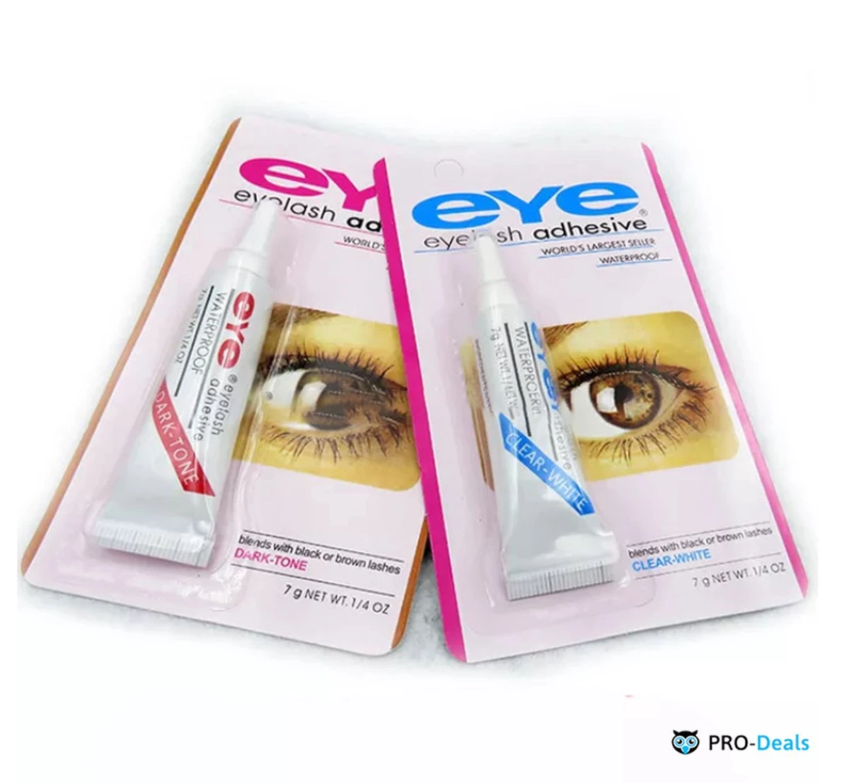 PRO-Deals | EyeLash Adhesive | Wimperlijm | Make-up | Nepwimpers | Extension Tool | 7 Gram | Clear White 1 PRO-Deals | EyeLash Adhesive | Wimperlijm | Make-up | Nepwimpers | Extension Tool | 7 Gram | Clear White
