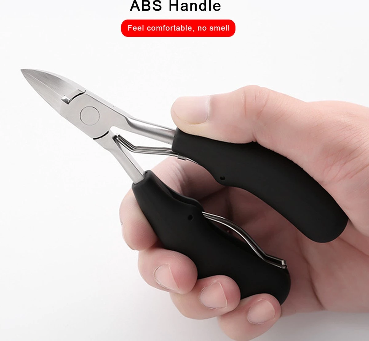 IGOODS Nagelriem Knipper - Professionele Teennagelknipper Cutter Tang - RVS - Zwart - Dikke Nagels Tool Gesneden Nagel - Teen Trimmer 5 IGOODS Nagelriem Knipper - Professionele Teennagelknipper Cutter Tang - RVS - Zwart - Dikke Nagels Tool Gesneden Nagel - Teen Trimmer - Afbeelding 5