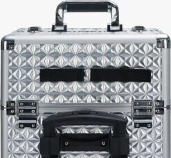 Beauty Koffer Zilver | Beautycase / Beautykoffer / Trolley Van Aluminium - 8 Wielen - Kapper Koffer - Tattoo Koffer - Nagel Koffer - Make-up Koffer -Cosmetica Winkel 1200x1114 12