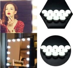 Jumalu Hollywood Spiegellampen – Spiegelverlichting Met 10 LED Lampen – Dimbare Make Up Spiegel Lamp – 4 Meter Kabel -Cosmetica Winkel 1200x1116 8