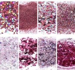 Glitter Poeder Nail Art Set - 8 Stuks - Rosé / Zilver / Roze / Glinster - Nagel Decoratie Strass 7 Glitter Poeder Nail Art Set - 8 Stuks - Rosé / Zilver / Roze / Glinster - Nagel Decoratie Strass -Cosmetica Winkel 1200x1125 19