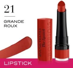 Bourjois Rouge Velvet The Lipstick Lippenstift - 21 Grande Roux 20 Bourjois Rouge Velvet The Lipstick Lippenstift - 21 Grande Roux -Cosmetica Winkel 1200x1128