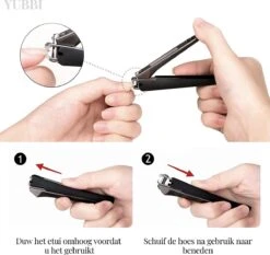 YUBBI™ Premium Nagelknipper Set - Nageltang - Pedicure - Teennagels - Vingernagels - Teennagelknipper - Nagelschaar - Nail Clipper -Cosmetica Winkel 1200x1131 8