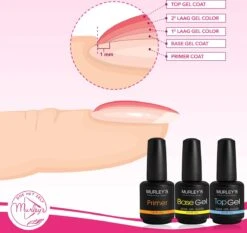MURLEY’s Primer Base Coat Top Coat 3 In 1 Set Voor Gellak Polygel Acryl Basecoat & Topcoat - 3x 15ml - Gel Nagellak - Gelnagellak - UV / LED Lamp Gelnagels 12 MURLEY’s Primer Base Coat Top Coat 3 In 1 Set Voor Gellak Polygel Acryl Basecoat & Topcoat - 3x 15ml - Gel Nagellak - Gelnagellak - UV / LED Lamp Gelnagels -Cosmetica Winkel 1200x1134 4