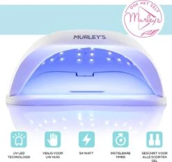 Murley’s Pro Dual Nagellamp Gellak Nageldroger - UV LED Nagel Lamp - 54 Watt - 36 LED’s -Cosmetica Winkel 1200x1134 8