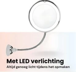 Make-Up Spiegel - 7X Vergroting - LED Licht - Make Up Spiegel Met Verlichting - Vergrootspiegel Met Zuignap - Exclusief Baterijen(Niet Ingegrepen 3AAA)3AAA 14 Make-Up Spiegel - 7X Vergroting - LED Licht - Make Up Spiegel Met Verlichting - Vergrootspiegel Met Zuignap - Exclusief Baterijen(Niet Ingegrepen 3AAA)3AAA -Cosmetica Winkel 1200x1137 11