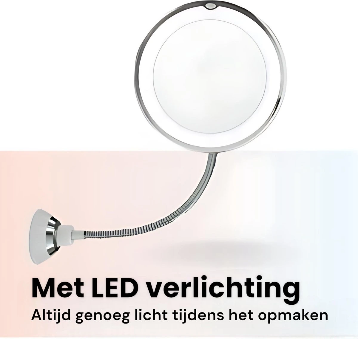 Make-Up Spiegel - 7X Vergroting - LED Licht - Make Up Spiegel Met Verlichting - Vergrootspiegel Met Zuignap - Exclusief Baterijen(Niet Ingegrepen 3AAA)3AAA 7 Make-Up Spiegel - 7X Vergroting - LED Licht - Make Up Spiegel Met Verlichting - Vergrootspiegel Met Zuignap - Exclusief Baterijen(Niet Ingegrepen 3AAA)3AAA - Afbeelding 7