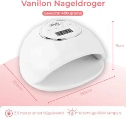 Vanilon UV Lamp Gelnagels - Gellak Nagel Droger - 86W LED - 2,5 Meter Snoer 16 Vanilon UV Lamp Gelnagels - Gellak Nagel Droger - 86W LED - 2,5 Meter Snoer -Cosmetica Winkel 1200x1138 11