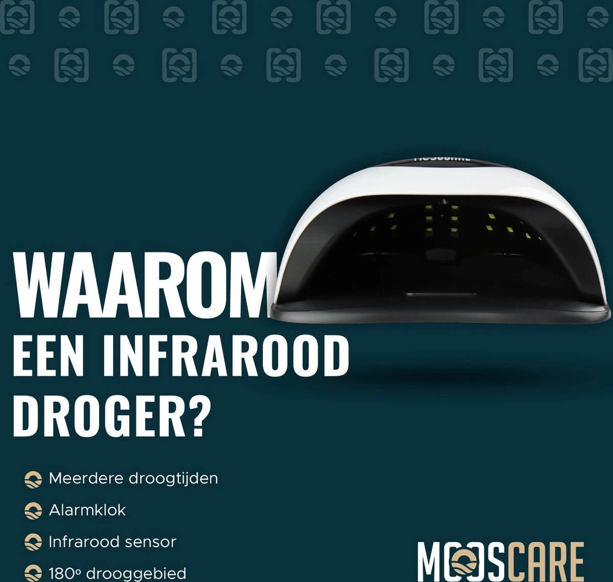 MOOSCARE 120 Watt LED Lamp Voor Gellak Nagels - UV Lamp Gelnagels - Nail Art Nagellamp - Gel Nagellak Nageldroger 6 MOOSCARE 120 Watt LED Lamp Voor Gellak Nagels - UV Lamp Gelnagels - Nail Art Nagellamp - Gel Nagellak Nageldroger - Afbeelding 6