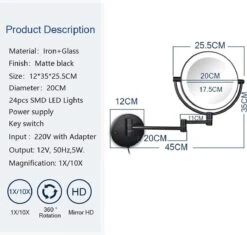 SaniDreams Thora - Make-up Spiegel-rond-zwart-10x Vergroot 12 SaniDreams Thora - Make-up Spiegel-rond-zwart-10x Vergroot -Cosmetica Winkel 1200x1140 14
