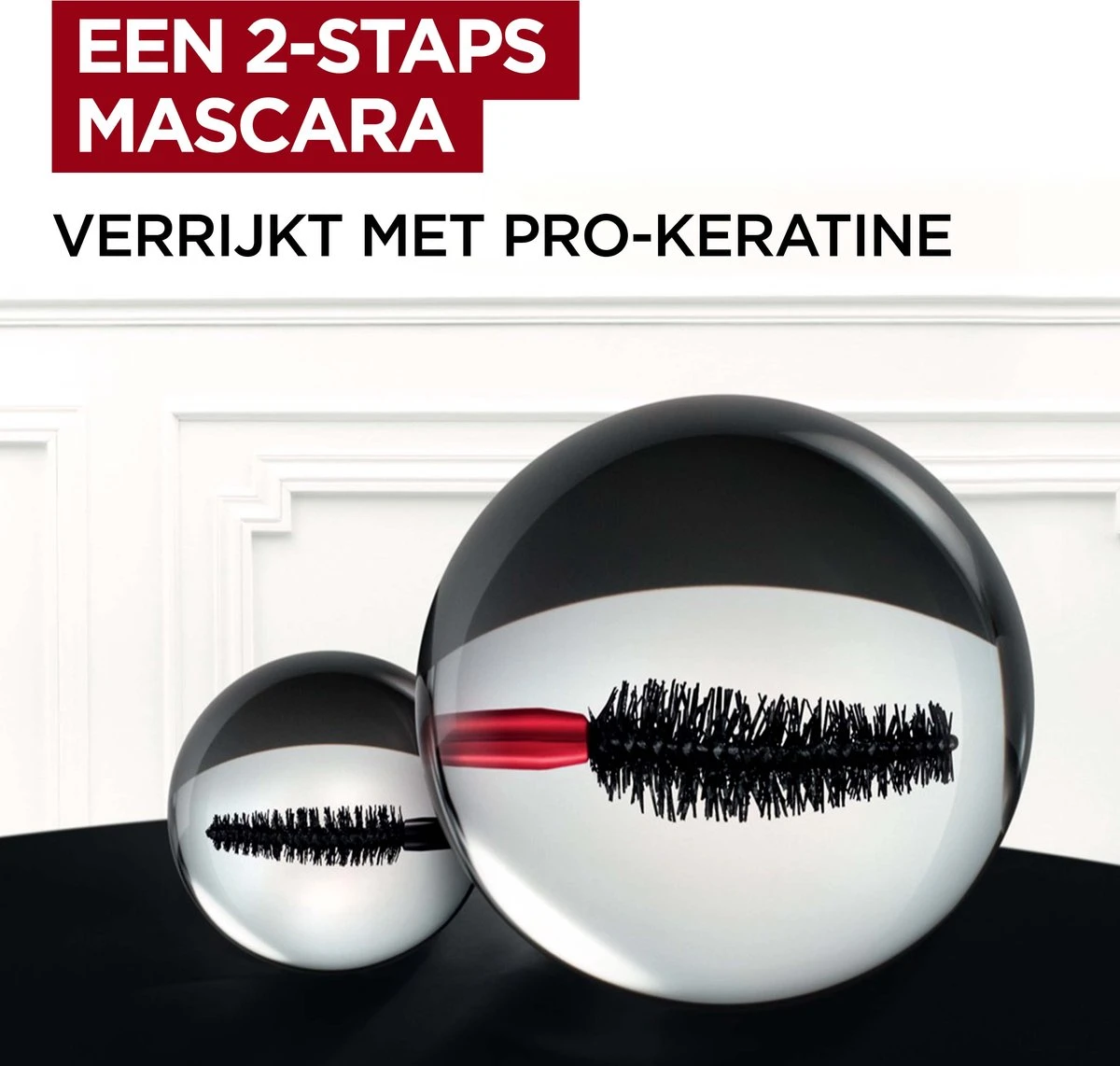 L'Oréal Paris PRO XXL LIFT 2-staps Mascara - Zwart - 12ml 5 L'Oréal Paris PRO XXL LIFT 2-staps Mascara - Zwart - 12ml - Afbeelding 5