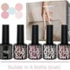 GUAPÀ® BIAB Builder Gel In A Bottle | BIAB Nagellak | Gelnagels Starterspakket | Nagellak | Gellak Pink | Builder Gel | 5 X 7 Ml BIAB Essentials Kit