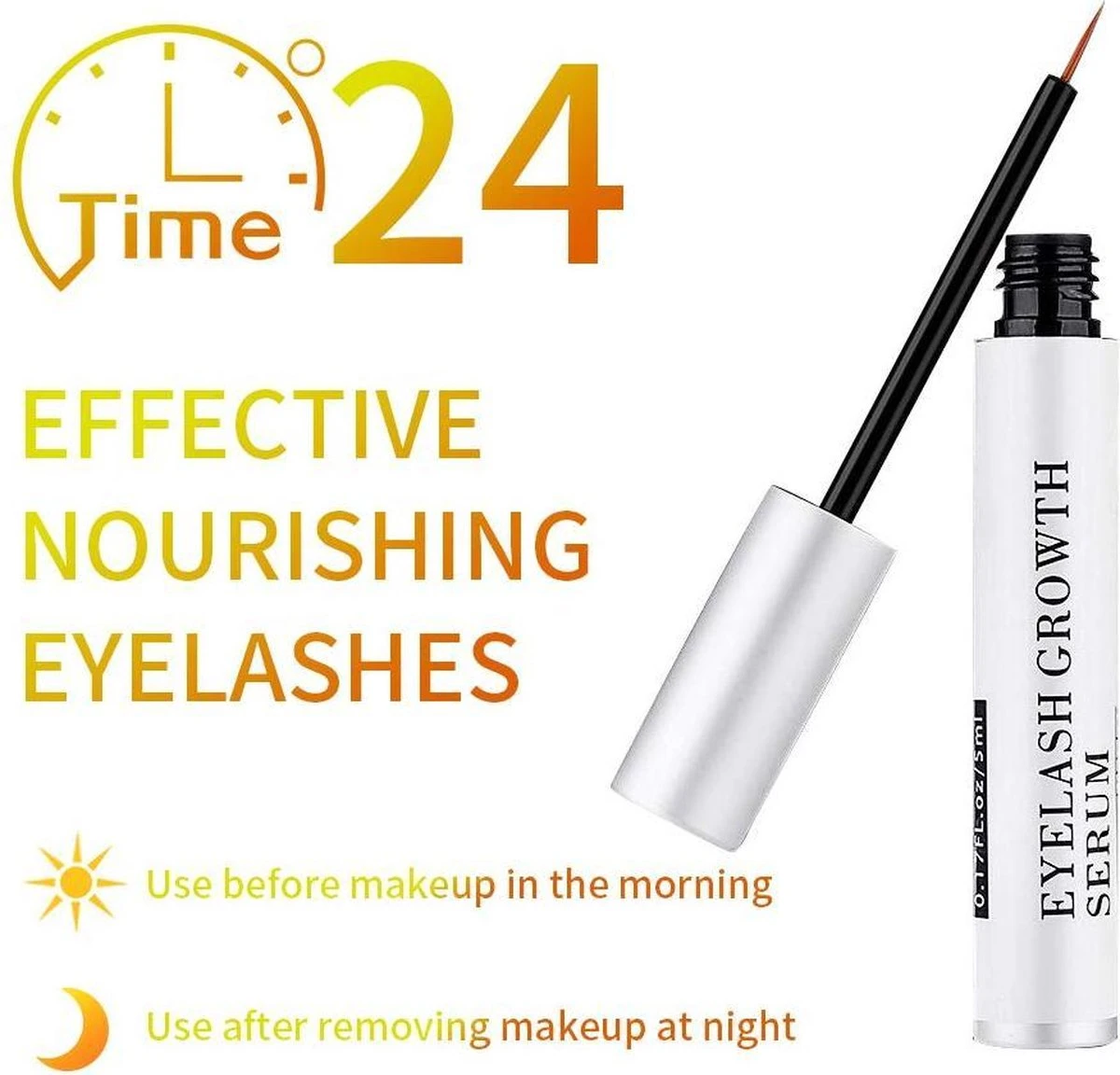 Simia™ Eyelash Growth Wimperserum - Verzorgende Conditioner - Wimpergroei - Volle Wimpers - Geschikt Voor Gevoelige Ogen - 5 Ml 3 Simia™ Eyelash Growth Wimperserum - Verzorgende Conditioner - Wimpergroei - Volle Wimpers - Geschikt Voor Gevoelige Ogen - 5 Ml - Afbeelding 3