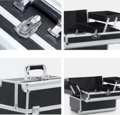 Confibel Make Up Koffer - Uitklapbaar - 5 Opbergbakken - Met Slot 21 Confibel Make Up Koffer - Uitklapbaar - 5 Opbergbakken - Met Slot -Cosmetica Winkel 1200x1153 13