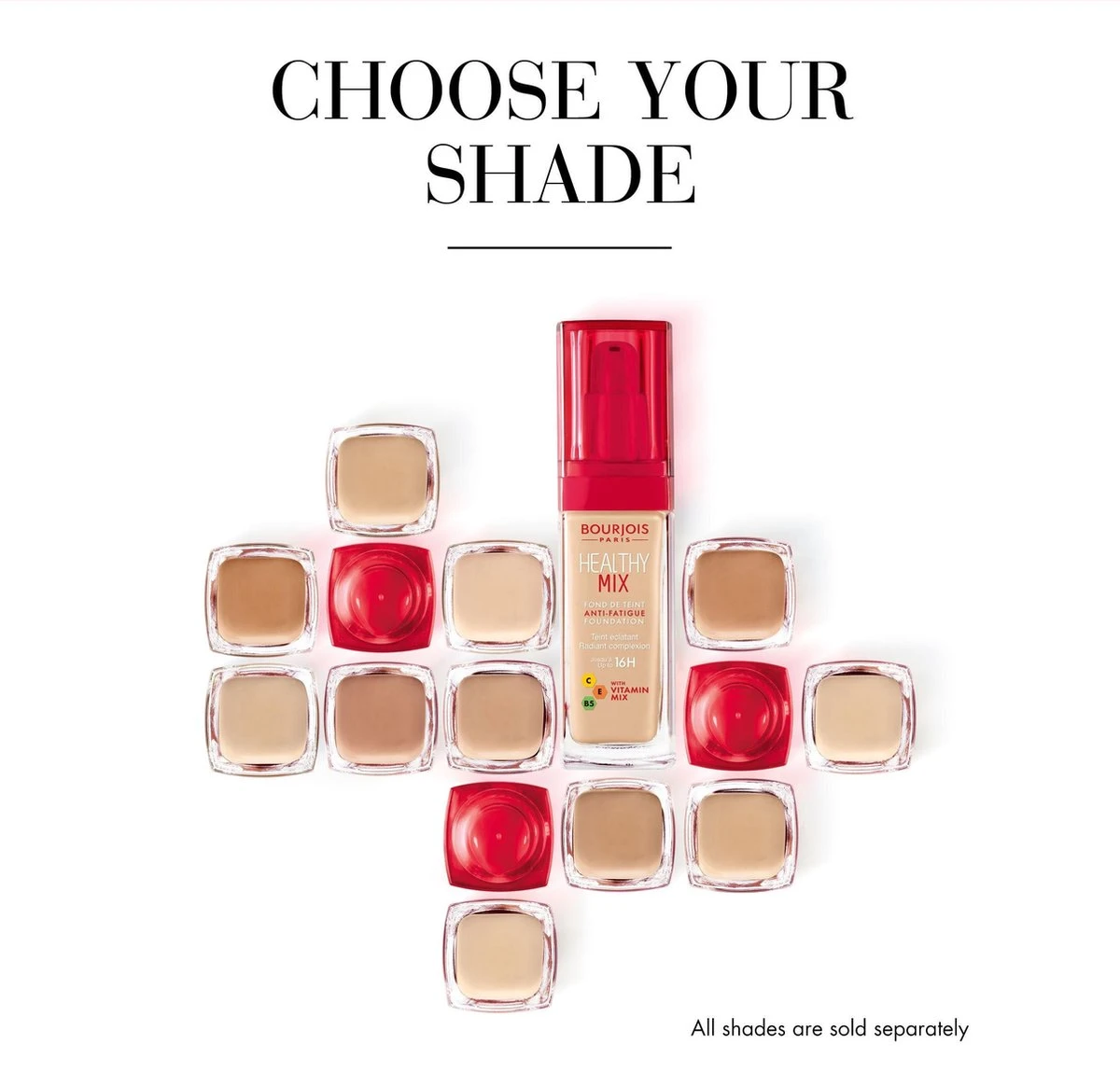 Bourjois Healthy Mix Foundation - 52 Vanilla 5 Bourjois Healthy Mix Foundation - 52 Vanilla - Afbeelding 5