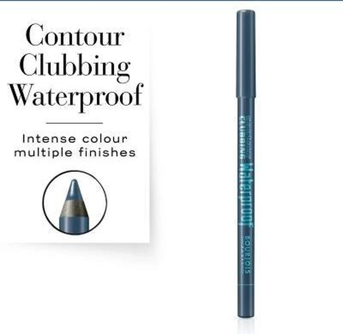 Bourjois Contour Clubbing Waterproof Oogpotlood - 61 Denim'Pulse 10 Bourjois Contour Clubbing Waterproof Oogpotlood - 61 Denim'Pulse - Afbeelding 10