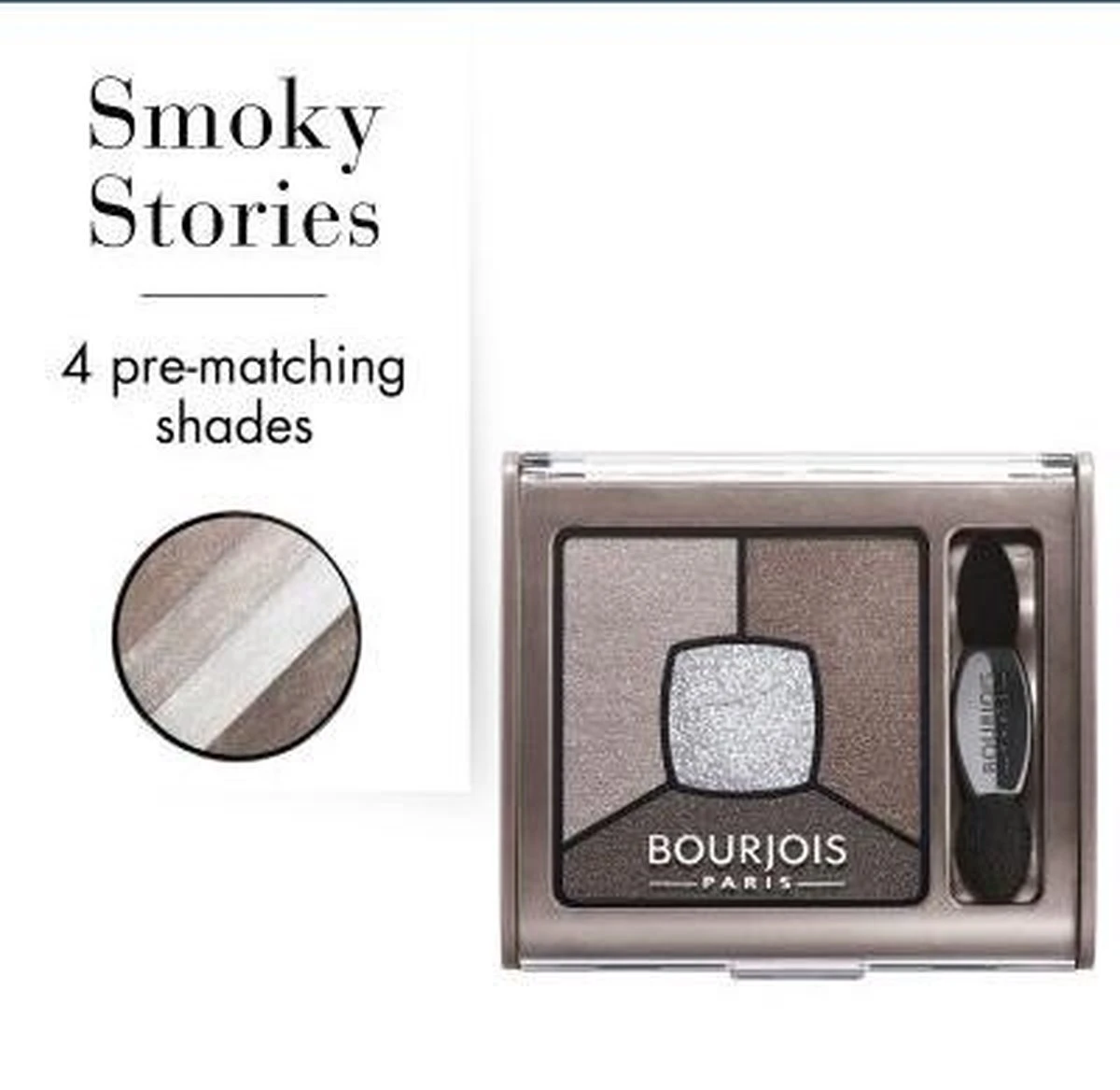 Bourjois Smoky Stories Quatuor - 05 Good Nude - Oogschaduw 5 Bourjois Smoky Stories Quatuor - 05 Good Nude - Oogschaduw - Afbeelding 5