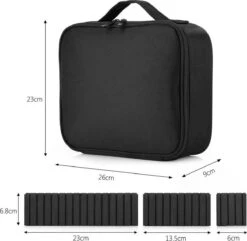 Cosmetica Koffer - Make-up Koffer Met Verstelbare Vakken - Visagie En Nagelstyliste Beauty Koffer - 26x23x9CM 23 Cosmetica Koffer - Make-up Koffer Met Verstelbare Vakken - Visagie En Nagelstyliste Beauty Koffer - 26x23x9CM -Cosmetica Winkel 1200x1171 16