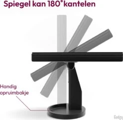 Gadgy Make Up Spiegel – Spiegel Verlichting – Moederdag Cadeautje - Cosmetica Spiegel - Scheerspiegel - Staand Met 2 Vergrootspiegels - Op Batterijen Of USB (kabel Incl) -Cosmetica Winkel 1200x1172 21