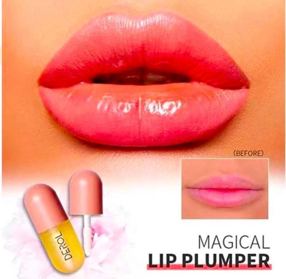 Natuurlijke Lip Plumper | Plumping | Vollere Lippen In 2 Min | Lip Vergroter| Lip Maximizer | Gember Extract & Vitamine E 1 Natuurlijke Lip Plumper | Plumping | Vollere Lippen In 2 Min | Lip Vergroter| Lip Maximizer | Gember Extract & Vitamine E