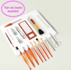 Manicure Set - 18 Stuk(s) - Make Up Set - Nagelschaar - Nagelvijl - Brush - Kerstcadeau 10 Manicure Set - 18 Stuk(s) - Make Up Set - Nagelschaar - Nagelvijl - Brush - Kerstcadeau -Cosmetica Winkel 1200x1177 25