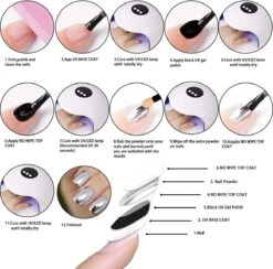 GUAPÀ® Holografische Glitter Poeder Set | 6 Nail Art Glitters | Nail Art & Nagel Decoratie | 6 Stuks Diverse Kleur Nagelpoeder 11 GUAPÀ® Holografische Glitter Poeder Set | 6 Nail Art Glitters | Nail Art & Nagel Decoratie | 6 Stuks Diverse Kleur Nagelpoeder -Cosmetica Winkel 1200x1183 27