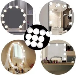 Jumalu Hollywood Spiegellampen – Spiegelverlichting Met 10 LED Lampen – Dimbare Make Up Spiegel Lamp – 4 Meter Kabel -Cosmetica Winkel 1200x1183 28