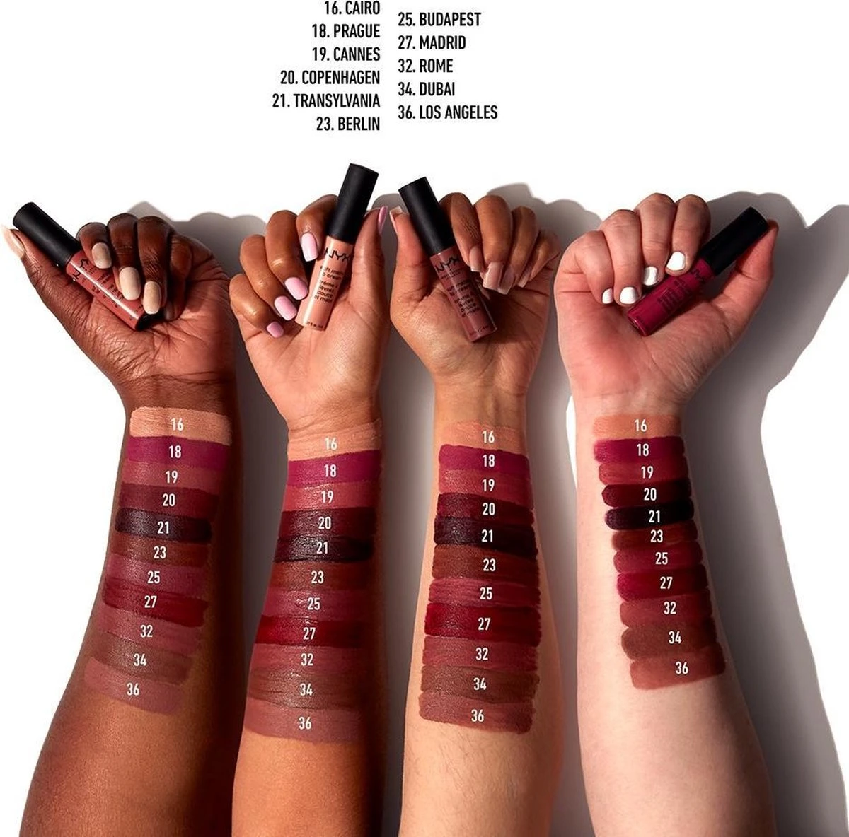 NYX Professional Makeup Soft Matte Lip Cream - Zurich SMLC14 - Lippenstift 5 NYX Professional Makeup Soft Matte Lip Cream - Zurich SMLC14 - Lippenstift - Afbeelding 5