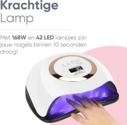 De Sera UV Lamp Gelnagels 168W - LED Lamp Nagels - Gellak Lamp - Nageldroger Met 2.5 Meter Lang Snoer - Wit 7 De Sera UV Lamp Gelnagels 168W - LED Lamp Nagels - Gellak Lamp - Nageldroger Met 2.5 Meter Lang Snoer - Wit -Cosmetica Winkel 1200x1184 18