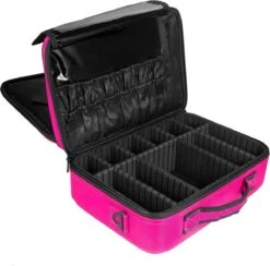 Cosmetica Koffer - Make-up Koffer Met Verstelbare Vakken - Visagie En Nagelstyliste Beauty Koffer - 37x27x13CM - Roze 22 Cosmetica Koffer - Make-up Koffer Met Verstelbare Vakken - Visagie En Nagelstyliste Beauty Koffer - 37x27x13CM - Roze -Cosmetica Winkel 1200x1184 40