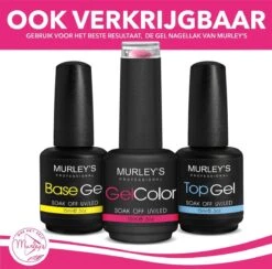 MURLEY’s Base & Top Coat Gellak Set- Acryl Basecoat & Topcoat - 2x 15ml - Gel Nagellak - Gelnagellak - UV / LED Lamp Gelnagels -Cosmetica Winkel 1200x1185 12