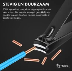 Fritzline© Manicureset 7 Delig - Nagelset Incl. Nagelvijl & Nagelknipper - Nagel Verzorging - Zwart -Cosmetica Winkel 1200x1185 18