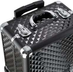 Dreamble Make-up Koffer - Make-up Trolley - Zwart - Rijdbaar - Met Wieltjes - Compact - 8 Vakken - Met Slot - 2 Sleutels 10 Dreamble Make-up Koffer - Make-up Trolley - Zwart - Rijdbaar - Met Wieltjes - Compact - 8 Vakken - Met Slot - 2 Sleutels -Cosmetica Winkel 1200x1186 24