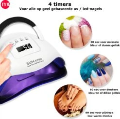 Nageldroger - Nageldrogers - 80 Watt UV LED Lamp Nagels - 45 Leds - Nagellak Droger - UV LED Lamp - Nagellamp - Nail Dryer - Nageldroger Voor Gel Nagellak - Gewone Nagellak - Wit 12 Nageldroger - Nageldrogers - 80 Watt UV LED Lamp Nagels - 45 Leds - Nagellak Droger - UV LED Lamp - Nagellamp - Nail Dryer - Nageldroger Voor Gel Nagellak - Gewone Nagellak - Wit -Cosmetica Winkel 1200x1187 17