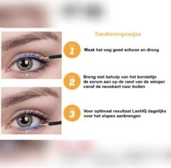 Wimperserum 5ml - Lash Lift - Eyelash - Wimperlifting - LashIQ- Wimper Serum- Wimperserum Groei -Cosmetica Winkel 1200x1187