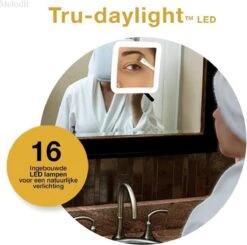 Melodii ML10X - Make Up Spiegel Met LED Verlichting - Scheerspiegel - 10x Vergroting - Met Tru-Daylight Verlichting - Voor Hem En Voor Haar 13 Melodii ML10X - Make Up Spiegel Met LED Verlichting - Scheerspiegel - 10x Vergroting - Met Tru-Daylight Verlichting - Voor Hem En Voor Haar -Cosmetica Winkel 1200x1188 23