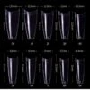 T-Vormige -Nagel Tips -Kort Opzetstukje - Clear - 500 Stuks - Tips Nail Extension- False Tips Plaknagels – Nageltips - Acrylnagels – Gelnagels -Polygel - Polyacryl
