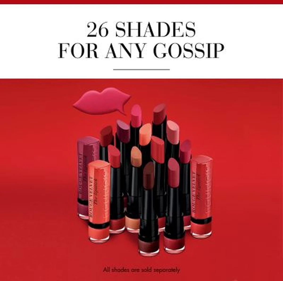 Bourjois Rouge Velvet The Lipstick Lippenstift - 21 Grande Roux 12 Bourjois Rouge Velvet The Lipstick Lippenstift - 21 Grande Roux - Afbeelding 12